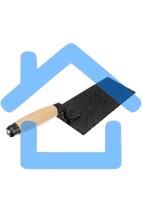 Кельма отделочника, стальная, деревянная усиленная ручка Россия