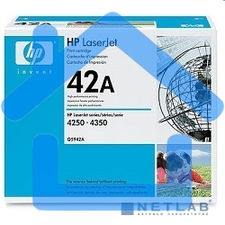 Картридж лазерный HP Q5942A черный для LJ 4250/4350 10 000 стр.