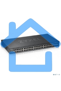 Коммутатор ZYXEL GS1920-48v2 Hybrid Smart switch Zyxel Nebula Flex, 44xGE, 4xCombo (SFP/RJ-45), 2xSFP, Standalone / cloud management