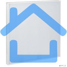 Светильник светодиодный ДВО Iek LDVO0-6575-40-6500-K01 6575 595х595х25мм 40Вт 6500К равномерная засветка опал аналог люм.свет. 4х18 накладных или в потолок Армстронг