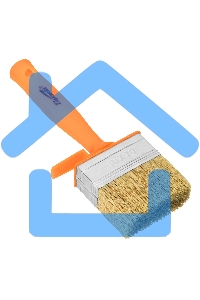 Кисть-ракля, 30х70 мм, натуральная щетина, пластмассовый корпус, пластмассовая ручка Sparta