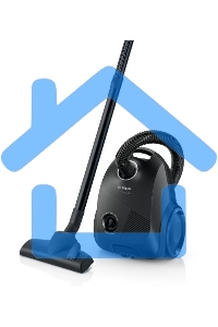 Пылесос Bosch BGBS2LB1 черный, 600 Вт, уборка сухая, пылесборник мешок, 3.5 л