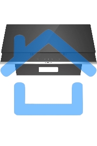 Вытяжка наклонная Gorenje WHI649X21P черный/серебристый, 60 см, 740 куб. м/ч, 67 дБ