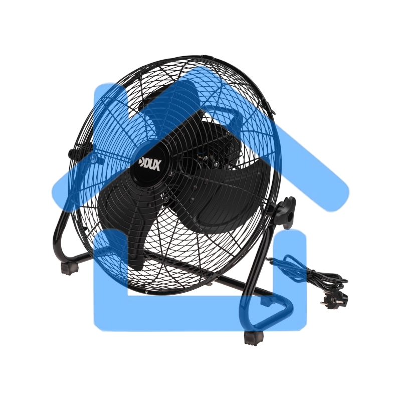 Вентилятор напольный DUX DX-400, 50Вт, 14дюйм, металл 60-0240