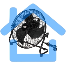 Вентилятор напольный DUX DX-400, 50Вт, 14дюйм, металл 60-0240