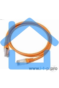 Патч-корд UTP Cablexpert PP12-0.5M/O кат. 5e, 0.5м, литой, многожильный (оранжевый)