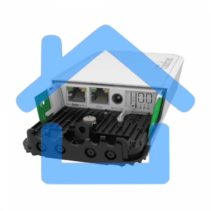 Точка доступа Mikrotik RBwAPGR-5HacD2HnD&;R11e-LTE6 wAP ac LTE Kit with four core 710MHz CPU, 128MB RAM, 2x Gigabit LAN, built-in 2.4Ghz 802.11b/g/n Dual Chain wireless with integrated antenna, built-in 5Ghz 802.11an/ac Dual Chain wireless with integrated