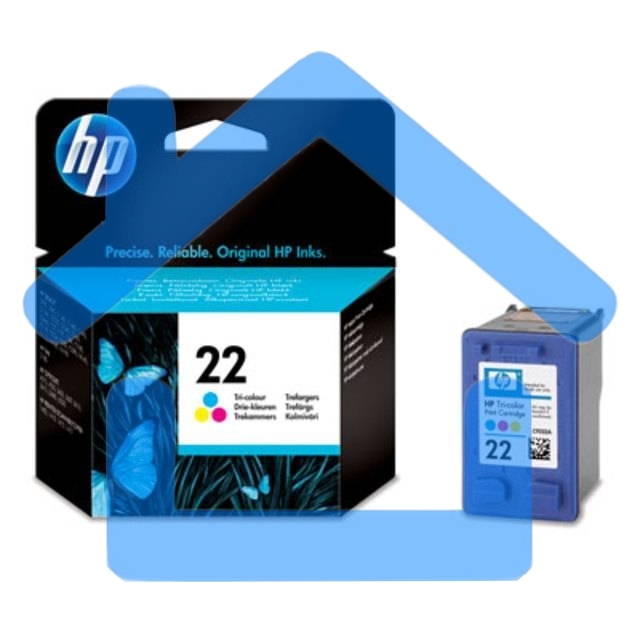 Картридж струйный HP 22 C9352AE многоцветный для HP DJ 3920/3940/PSC 1410 (165стр.)