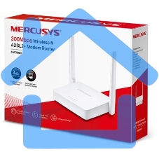 Роутер беспроводной Mercusys MW300D N300 10/100BASE-TX/ADSL