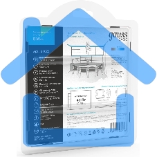 Лента светодиодная Basic Gauss 12V 8W/m 900lm/m 4000K IP20 LED 3m 1/100