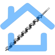 Сверло по дереву Matrix шнековое, 32 х 460 мм. 6-гранный хвостовик