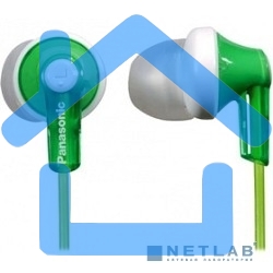Наушники Panasonic RP-HJE118GUG зеленый 1.1м