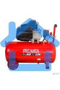 Компрессор поршневой Ресанта КП-50/240М масляный 240л/мин 50л 1600Вт красный/черный