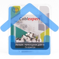 Коннектор Cablexpert F SPL6-03, для кабеля RG6, 5шт