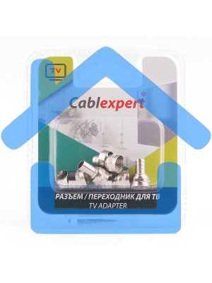 Коннектор Cablexpert F SPL6-03, для кабеля RG6, 5шт