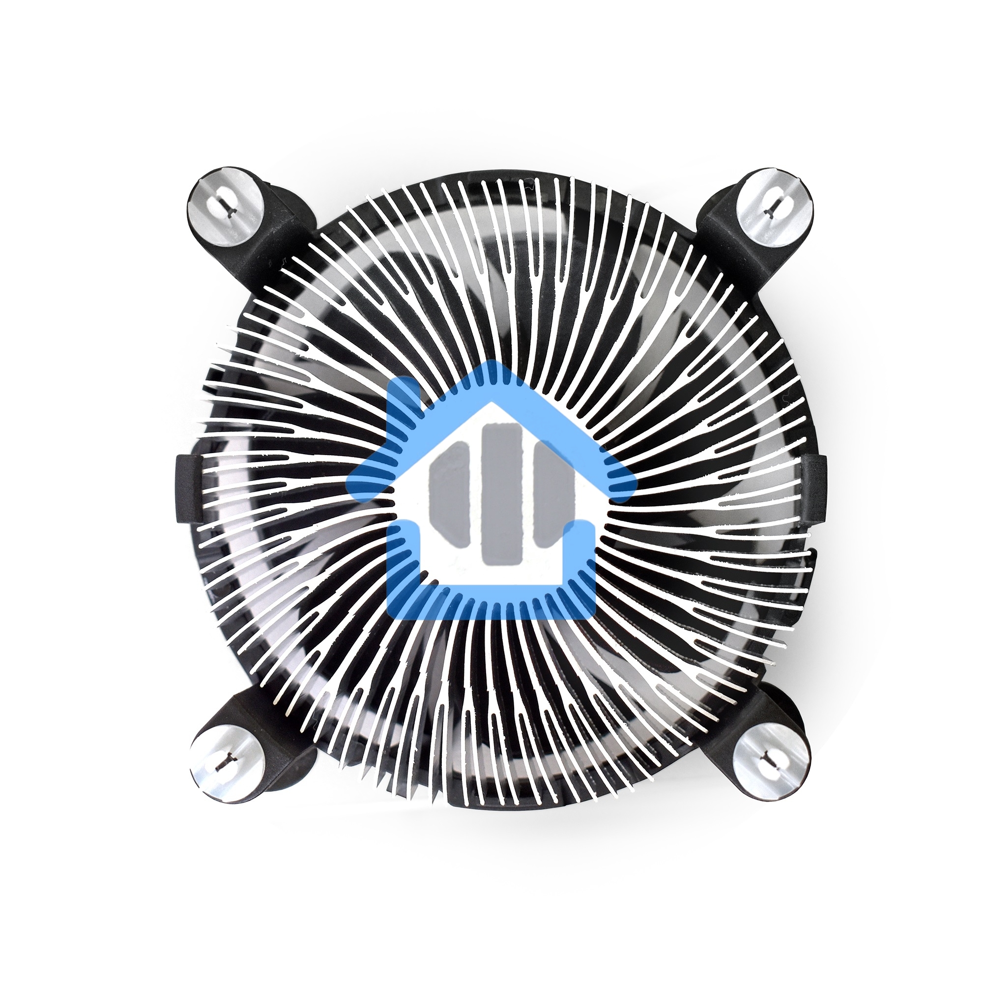 Кулер для процессора ExeGate EE97379-PWM черный, 90 мм, алюминий, 2600 об/мин, 24 дБ, 4 pin, 65 Вт, 60 мм