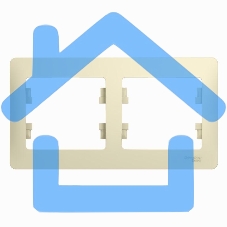 Рамка 2-м Glossa горизонт. беж. SchE GSL000202