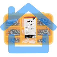 Набор саморезов и дюбелей 260 шт.