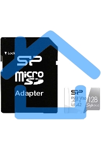 Флеш карта microSD 128Gb Silicon Power Superior Pro A2 microSDXC Class 10 UHS-I U3 Colorful 100/80 Mb/s (SD адаптер)