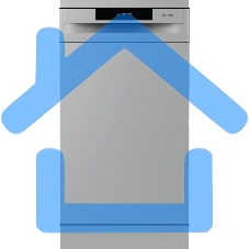 Посудомоечная машина Gorenje GS520E15S, серый, 44.8 см, 9 компл., 47 дБ, класс A++