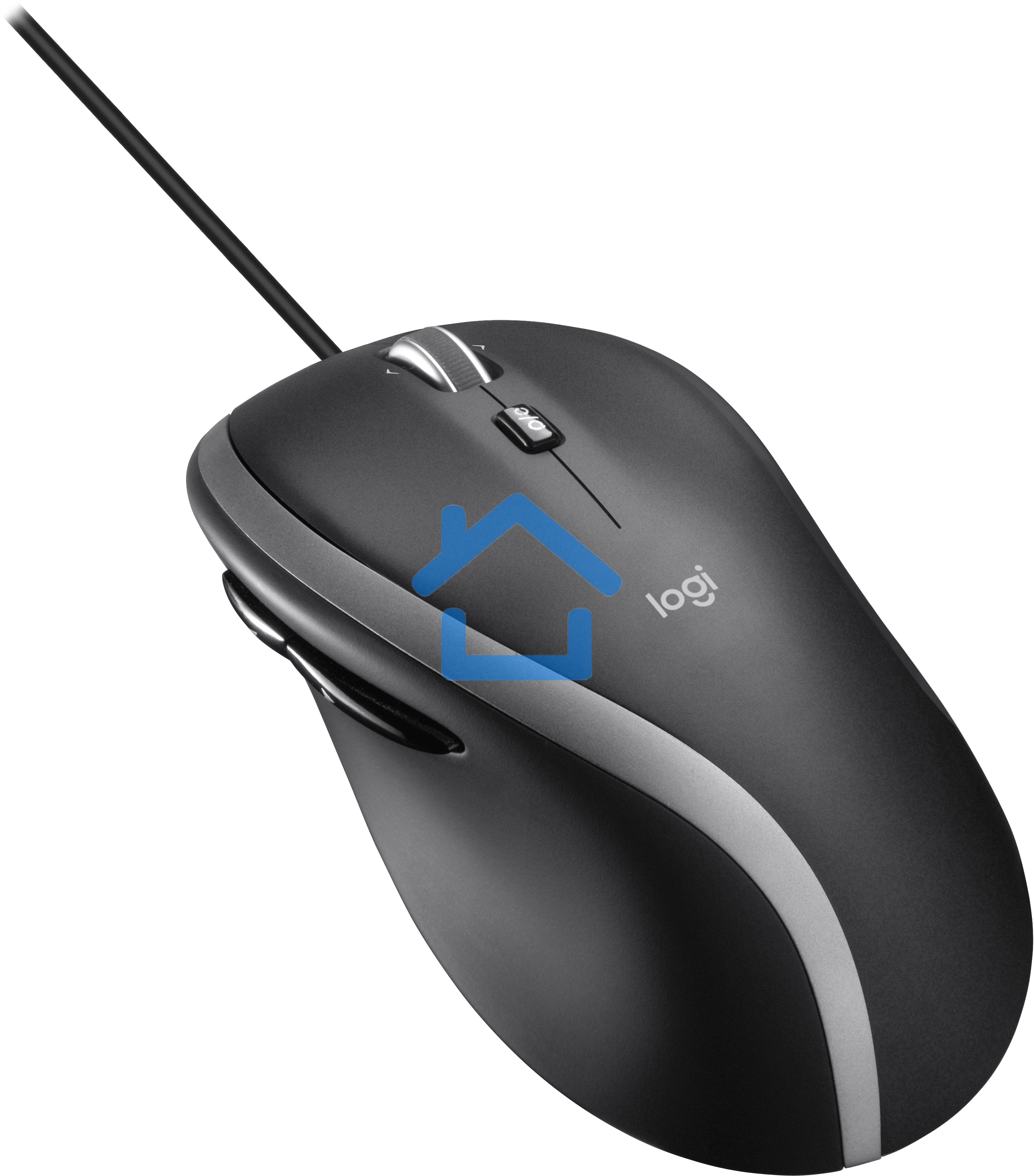 Мышь проводная Logitech M500S черный, 4000 dpi, USB, кнопки - 7