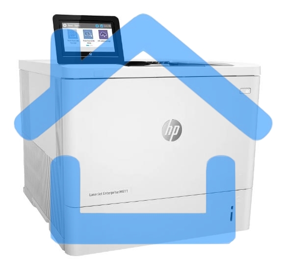 Принтер лазерный HP LaserJet Enterprise M611dn (7PS84A), A4, ч/б, печ. до 61 стр/мин., 1200 x 1200 dpi, USB, RJ-45