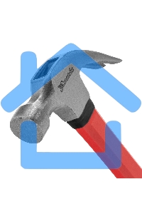 Молоток-гвоздодер Matrix 450 г, боек 27 мм, фибергласовая обрезиненная рукоятка