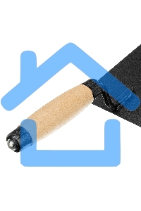 Кельма отделочника, стальная, деревянная усиленная ручка Россия