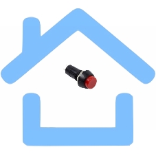 Выключатель-кнопка Rexant 250V 1А (2с) (ON)-OFF Б/Фикс красная