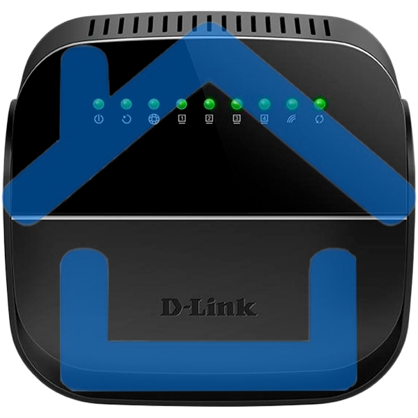 Роутер беспроводной D-Link DSL-2640U/R1A ADSL2+ черный (Annex A)