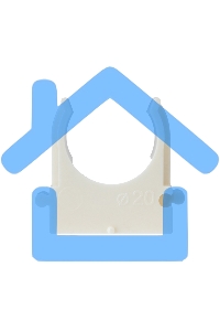 Крепеж-клипса для монтажного пистолета Ø 20 мм, белая (100 шт/уп) Rexant