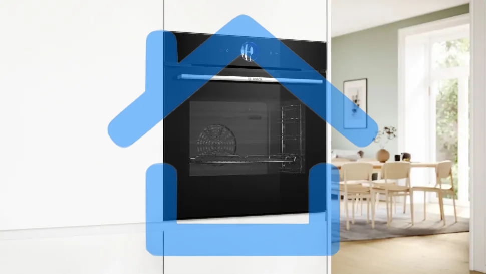 Духовой шкаф Bosch HSG7361B1 Home Connect!! Serie 8, черный, 21 режим + комбинированные режимы, функция приготовление на пару 100%, 4-слойное остекление, 3 цветных текстовых TFT-дисплея 2,5