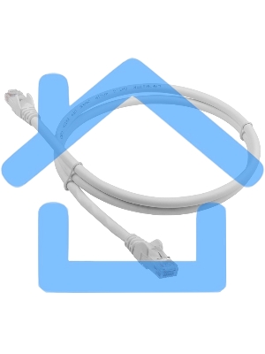 Патч-корд LANMASTER LSZH UTP кат.6, 1.0 м, серый