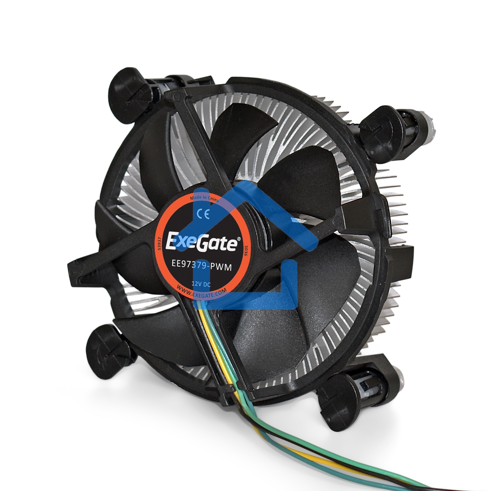 Кулер для процессора ExeGate EE97379-PWM черный, 90 мм, алюминий, 2600 об/мин, 24 дБ, 4 pin, 65 Вт, 60 мм