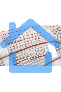 Теплый пол (нагревательный мат) Rexant Extra, площадь 4,0 м2 (0,5 х 8,0метров), 640Вт, (двух жильный)