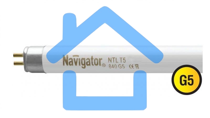 Лампа люминесцентная 94 109 NTL-T5-21-840-G5 21Вт T5 4200К G5 Navigator 94109