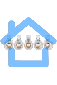 Концевой зажим винтовой изолированный КЗВИ 16 мм (5х1) (10 шт./уп.) Rexant