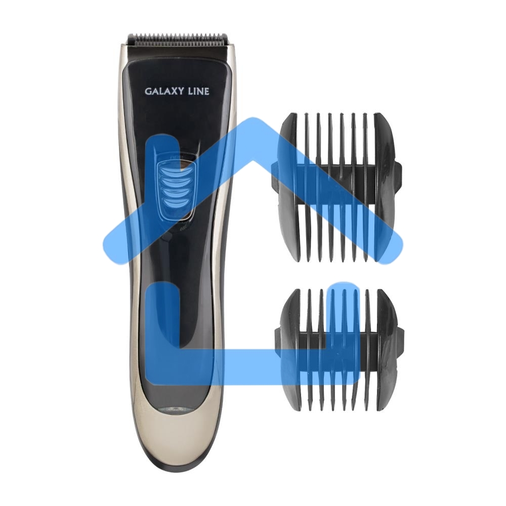 Набор для стрижки Galaxy Line GL 4165, черный, 3 Вт, время непрерывной работы до 1,5 ч, время зарядки около 2 часов, аккум. Li-Ion 3,7 В, емкость аккум. 600 мА*ч, лезвия из нержав. стали, ширина лезвия 40 мм, 2 насадки-расчески (3 и 6 мм, 9 и 12 мм), USB 