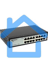 Неуправляемый коммутатор ORIGO OS1216/A1A 16x100Base-TX, корпус металл