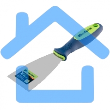 Шпательная лопатка из нержавеющей стали, 60 мм, 2-комп. ручка Сибртех 85523