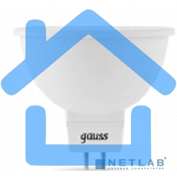 Светодиодная лампа GAUSS 101505107 LED MR16 GU5.3 7W 600lm 2700K 1/10/100