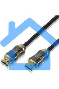 Кабель HDMI 19M/M,ver. 2.1, 8K@60 Hz 2m метал разъемы, нейлоновая оплетка Telecom <TCG300-2M>