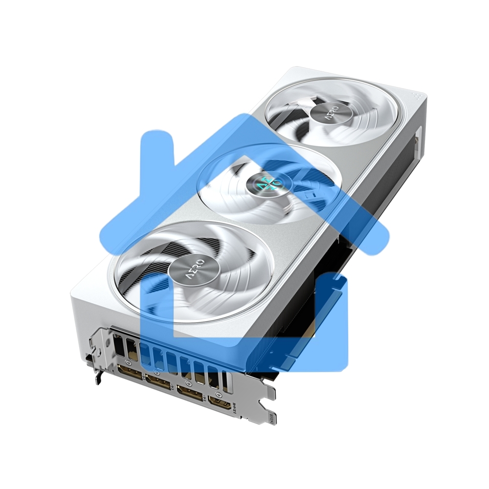 Видеокарта Gigabyte PCI-E GV-N5070AERO OC-12GD 1.0 NVIDIA GeForce RTX 5070 12Gb 192bit GDDR7 2805/28000 HDMIx1 DPx3 HDCP Ret