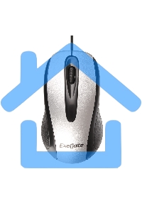 Мышь проводная ExeGate Professional Standard SH-9026S серебристый, 1000 dpi, USB, кнопки - 3