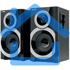 Акустическая система Sven SPS-619 2.0 черный 20Вт