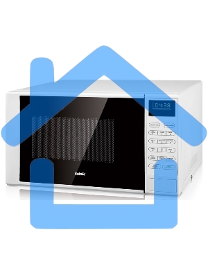 Микроволновая печь BBK 20MWG-735S/W белый, 20 л, 700 Вт, переключатели - сенсор