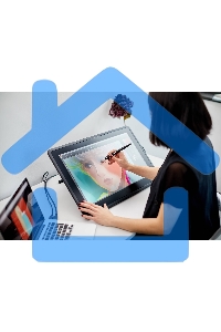 Графический планшет-монитор Wacom Cintiq 22 LED HDMI черный