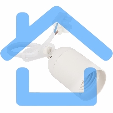 Патрон подвесной с клеммной колодкой E27 белый, с этикеткой, индивидуальный пакет Rexant