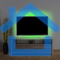 Лента светодиодная с USB коннектором 5 В, 8 мм, IP65, SMD 2835, 60 LED/m, цвет свечения зеленый