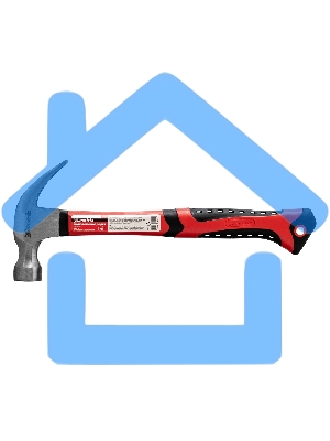 Молоток-гвоздодер Matrix 450 г, боек 27 мм, фибергласовая обрезиненная рукоятка